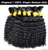 wholesale remy deep wave hair bulk high quality 100% remy human hair