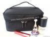 black cosmetic bag