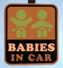 Baby In Car EL Sticker