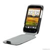 For HTC desire C case, leather flip case cover for HTC Desire C-a320e