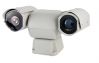 5km long range dual sensor PTZ hot spots alarm IP ir thermal camera with 40x zoom visible camera