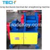 4 to 12mm scrap bar straightening machine