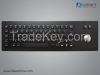 Industrial/Kiosk Stainless Steel Keyboard With 38MM Trackball