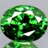 emerald green CZ gems ...