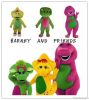 barney dragon mascot costume