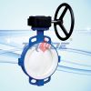 PTFE full lined butterfly valve Pneumatic corrosion resistant