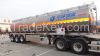 Aluminum tank semi trailer with 3 axle for transporting fuel/petrol