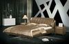 2013 high grade bed was made from solid wood frame and genuine leather