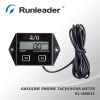 Digital Motorcycle Spark Plug Wire Hour Meter Tachometer For Gasoline Engine 2/4 Stroke