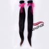 Virgin Brazilian Hair Silky Straight Wave 12-30 Inch Natural 1B Color 100g Per Bundle 100% Human Hair Weaving 