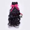 Virgin Brazilian Hair Natural Water Wave 12-30 Inch  1B Color 100g Per Bundle 100% Human Hair Weaving 