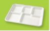 5 compartments tray pa...