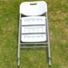 white plastic stackabl...