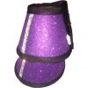 Genuine Horse Neoprene bell boots purple, size pony,cob,full