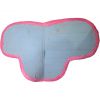 Genuine imported material jumping Purple saddle pad for horse with White fur padding