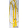 Genuine PVC horse Martingales Yellow with rust proof steel fittings