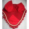 Genuine imported quality Red Cotton horse fly veils 