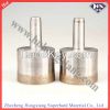 Sintered diamond drill bit for glass drilling