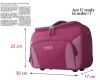 2014latest fashion beautybag/lady beauty case/cosmetic dressing professional beauty bag large space and light weight pink/red