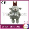 Custom animals plush toys backpack for 2015