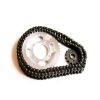 Motorcycle chain and sprocket 