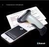 1D Laser wireless Bluetooth barcode scanner reader