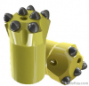 tapered button drill bit