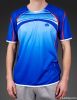 Men's Sports T-shirt - Blue O Neck Printed Tshirt