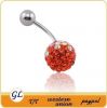 crystal belly button r...