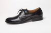 Newest Italian style genuine leather black lace-up office men shoes