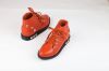 Newest women flat 3 color orange/chestnut/black genuine leather martin short boots