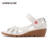 2013 Summer white genuine leather nursing women sandals