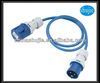 2013 SJ-B02 New rubber Industrial extension cord manufacture 200-250V