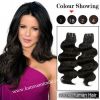 100% human hair weft b...