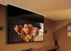 Ceiling recessed Motorised Projector Screen with Remote Control