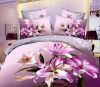 100% brushed polyester bedding set with 3D design