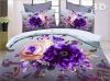 100% brushed polyester bedding set with 3D design