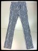 Cotton Spandex  Skinny Cracked Stripe Printed Jeans White&Black Ladies, Girls, Kids & Women