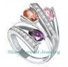 925 sterling silver ring with cz