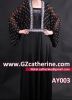 Floral Printed Chiffon Fashionable Plus Kaftan Dress