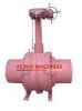 High-performace pipeline ball valve-reduced bore