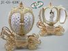 Fancy egg shell  carvi...