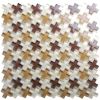 brown bathroom glass mosaic tile 