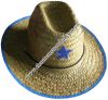 straw hat, seagrass ha...