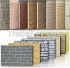 metallic embossing decoration panel /pu exterior decoration wall panel/polyurethane sandwich panel