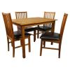 Oak Dining Table and C...