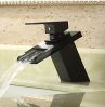 ORB Antique Waterfall Glass Bathroom Faucet, FM1001-07