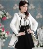 Factory Wholesale Price New Women's Wool Fashion Petal Edges Slim Coat