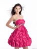 High Quality Taffeta Strapless Mini  Cocktail Dresses 2013