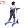 3 wheel frog kick swing flicker scissor kids scooter for children